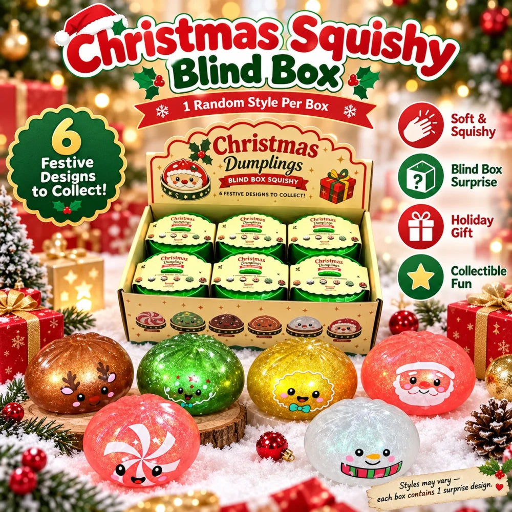 Christmas Dumpling Squishy Blind Box