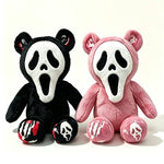 Spooky Ghost Face Bear Plush