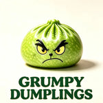 Glitter Green Dumpling Squeeze Toy