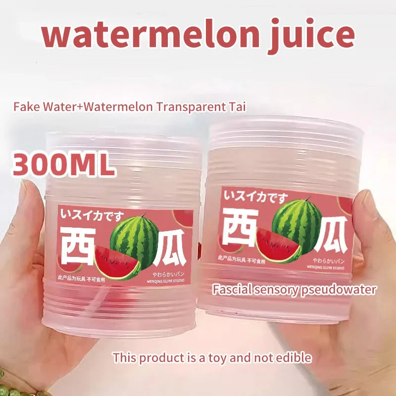 Fruit Juice Scented Clear Water Slime