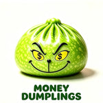Glitter Green Dumpling Squeeze Toy