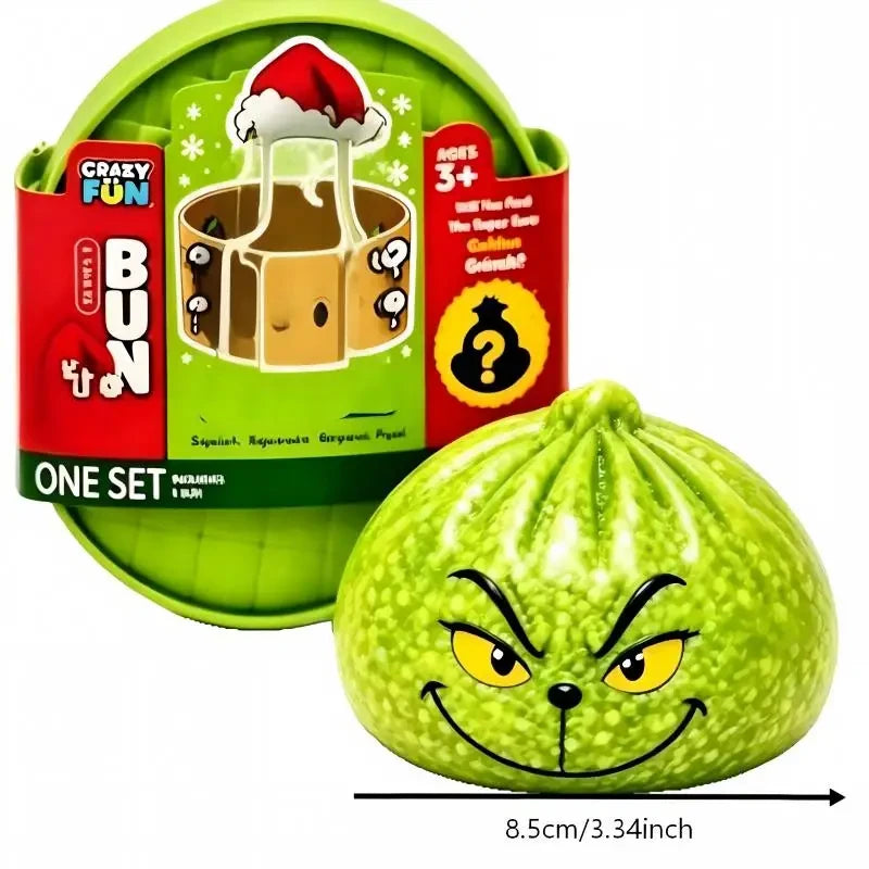Glitter Green Dumpling Squeeze Toy