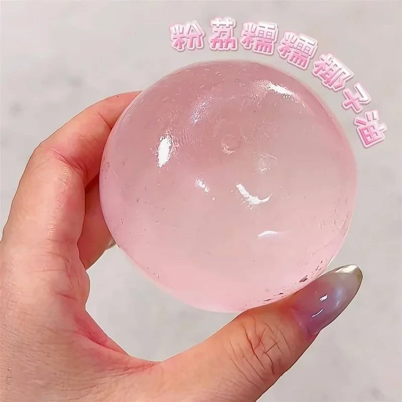 Pink Blue Coconut Oil Stress Relief Toy