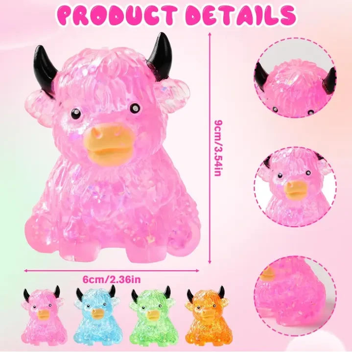 Highland Cow Squishy Toy