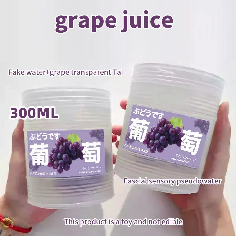 Fruit Juice Scented Clear Water Slime