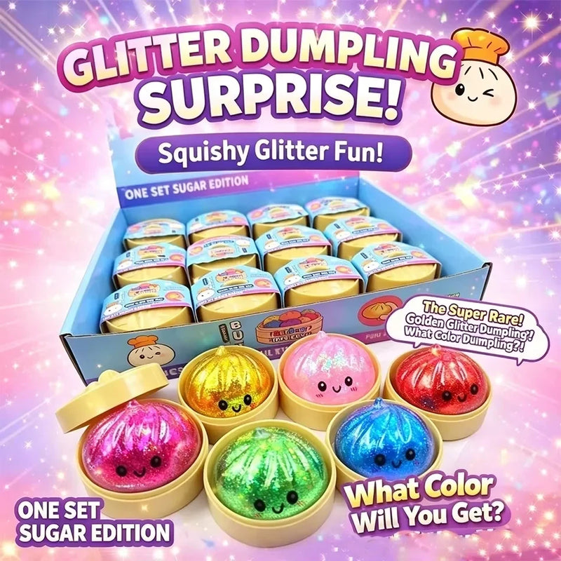 Glitter Dumpling Blind Box Squishy Toy