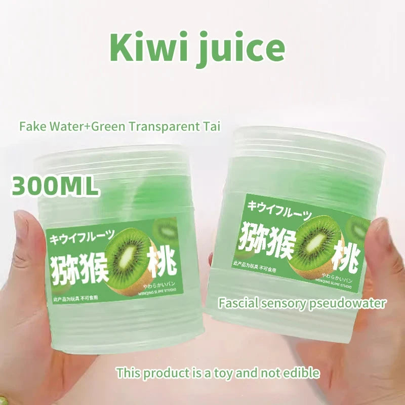 Fruit Juice Scented Clear Water Slime